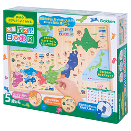 Gakken Sta Ful 商品一覧 木製パズル日本地図