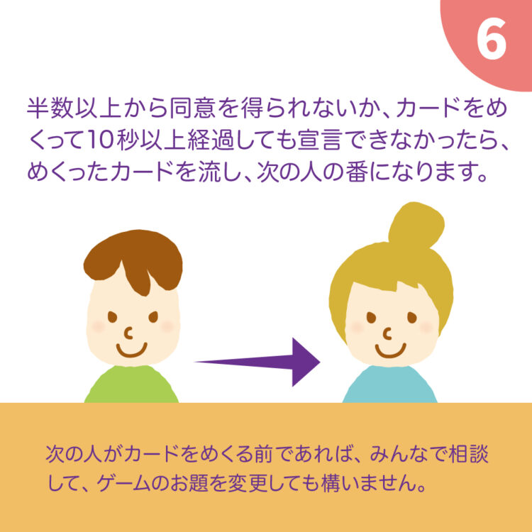 お題で一言あそび方6